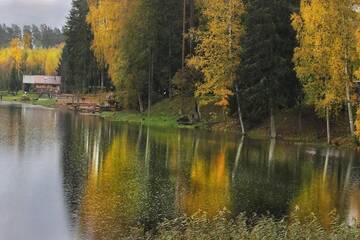 Фото номера Бунгало у воды Комплексы для отдыха с коттеджами/бунгало Peebu Kämping г. Kilingi-Nõmme 4